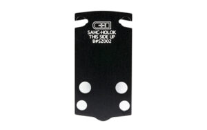 C&H Precision Springfield Hellcat Holosun 407K/507K RMSc adapter plate, black anodized