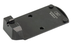 C&H Precision optics adapter plate for SIG P320 X Series, anodized black, RMR/SRO/Holosun cut