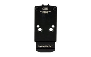 C&H Precision optic adapter plate for Sig P320 to RMR/SRO/Holo with R1P/DPP cut, matte black