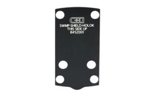 C&H Precision Shield Plus optic mount plate, black anodized