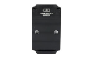 C&H Precision SWMPRSH975 S&W M2.0 C.O.R.E. optic adapter plate, black anodized
