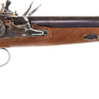 Pedersoli Howdah Hunter flint-lock 20ga 11.25in pistol with wood stock and case-colored finish
