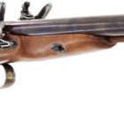 Pedersoli Howdah Hunter flint-lock 20ga 11.25in pistol with wood stock and case-colored finish