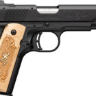 Browning 1911-22 Black Label Medallion maple grips 4.25 inch .22 LR pistol