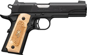 Browning 1911-22 Black Label Medallion maple grips 4.25 inch .22 LR pistol