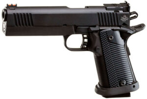 Rock Island Armory Pro Ultra Match 51738 .40 S&W 5-inch 1911 pistol, parkerized finish with G10 grips