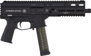 Grand Power Stribog SP10A3 10mm 8-inch threaded barrel black pistol