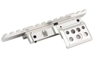 GG&G Mini-14 Ruger scope mount in silver one-piece base