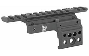 GG&G Ruger Mini-14 side scope mount, 1-piece black 6061 T6 aluminum