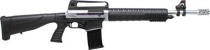 Iver Johnson Stryker 12GA 20in semi-auto shotgun black synthetic stock two 5-round magazines