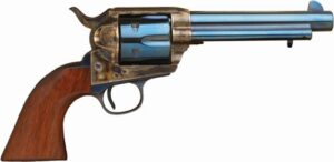Cimarron P-Model 5.5 in .357 Magnum/.38 Special revolver with charcoal blued finish and walnut grip