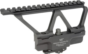 Midwest Industries MI AK G2 Picatinny side rail scope mount for AK-47, black matte