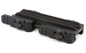 Midwest Industries Trijicon ACOG 2 lever QD mount in black, 6061 aluminum