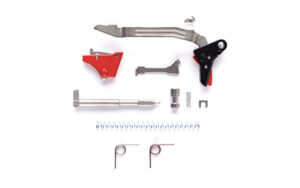 Timney UBK Pivot Ultimate Builder's Kit for Glock Gen 3/4 with black aluminum trigger components