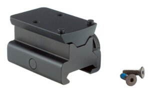 Trijicon RM34 tall Picatinny rail mount in black for RMR and SRO optics