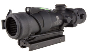 Trijicon ACOG 4x32 riflescope with green illuminated chevron reticle and TA51 mount