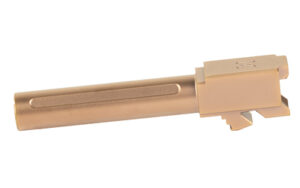 True Precision Glock 19 9mm barrel with Copper Titanium Copper Nitride finish