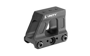 Unity Tactical FAST MRDS mount in black for RMR, DeltaPoint Pro and ACRO micro red dot footprints
