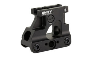 Unity Tactical FAST MRO optic mount anodized black for Trijicon MRO