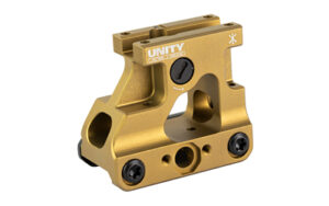 Unity Tactical FAST MRO Mount Flat Dark Earth fitting a Trijicon MRO optic