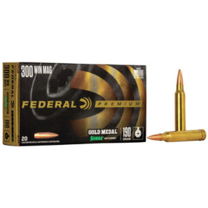 GOLD MEDAL® AMMUNITION - .300 WINCHESTER MAGNUM - SIERRA® MATCHKING BTHP - 190 GRAIN