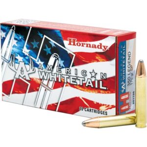 AMERICAN WHITETAIL AMMUNITION - 350 LEGEND, 170 GR, INTERLOCK, 2200 FPS, 20/BX