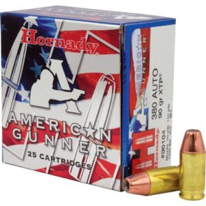 AMERICAN GUNNER AMMUNITION - 380 AUTO, 90 GR, XTP, 1000 FPS, 25/BX