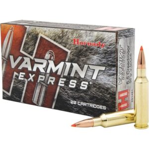 VARMINT EXPRESS® AMMUNITION - 6.5 CREEDMOOR, V-MAX, 95 GR, 20/BX