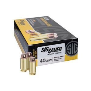 ELITE PERFORMANCE AMMUNITION - 40S&W, 180 GR, ELITE BALL, FMJ, 985 FPS, 50/BX