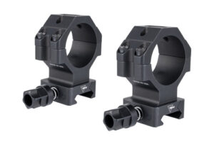 SCOPE RINGS W/ Q-LOC - BLACK, EXTRA TALL, FITS 34MM TUBES, 1.4"H