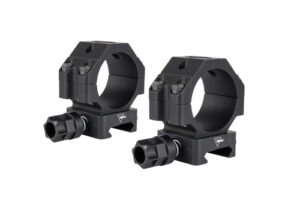 SCOPE RINGS W/ Q-LOC - BLACK, LOW, FITS 30MM TUBES, 1.0"H