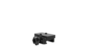 Trijicon RMRcc Low Mount Q-LOC anodized black mounted on a Picatinny rail