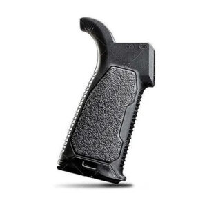 AR OVERMOLDED ENHANCED PISTOL GRIP - BLACK, 15 DEGREES