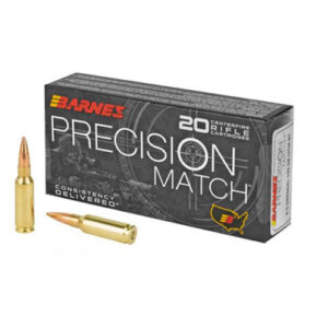 PRECISION MATCH AMMUNITION - 6.5 GRENDEL, 120 GR, MATCH BURNER OTM BT, 20/BOX