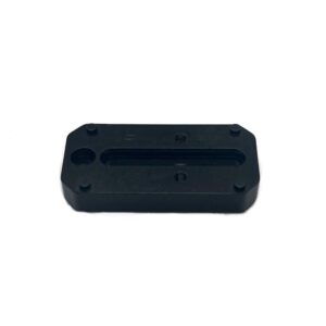 Jebs low-profile red dot mount for Trijicon RMR and Holosun H5407/H5507C/H5508T in black