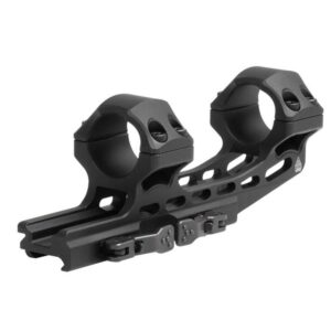Leapers UTG ACCU-SYNC 1-piece QR cantilever scope mount 1" high 50mm offset matte black
