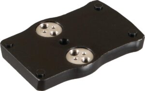 TRUGLO pistol red dot sight adapter for Trijicon RMR, black nitride finish