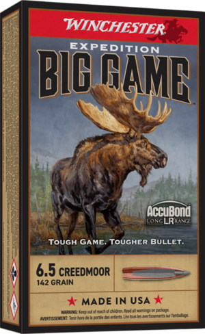 WINCHESTER BIG GAME 6.5CM 142GR ACCUBOND LR 20RD BX 200RD CASE