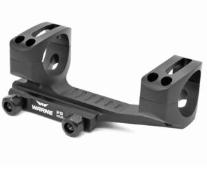 Warne LR-SKEL 30mm 20 MOA skeletonized Picatinny mount black LRSKEL30TW