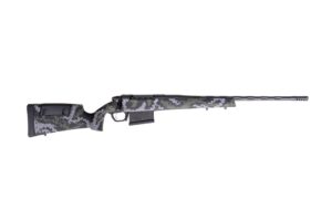 Weatherby 307 Range XP2 6.5mm Creedmoor bolt-action rifle side view with fluted 20 inch barrel