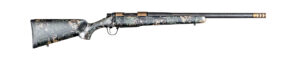 Christensen Arms Ridgeline FFT .300 WSM 20 inch rifle Burnt Bronze Cerakote with green and tan stock accents