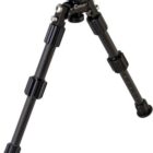 Caldwell Accumax Premium 6-9 inch carbon fiber bipod with M-LOK and KeyMod adapters in black