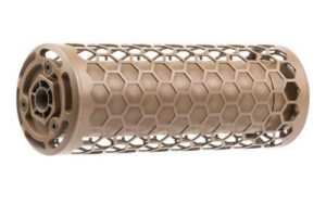 SIG Sauer SURG556 5.56 NATO suppressor with flat dark earth heat shield