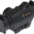 Browning red dot sight with low Picatinny rail mount and flip-up lens covers