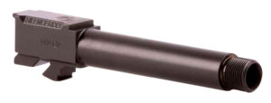 SilencerCo threaded barrel for Glock 43 9mm with 1/2x28 threads, black finish