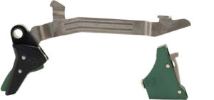 Timney Alpha Competition green trigger for Glock Gen 3-4, 3 lb pull