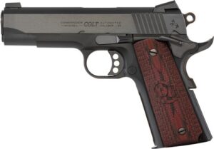 Colt Lightweight Commander 9mm 4.25 inch blued with black cherry G10 grips