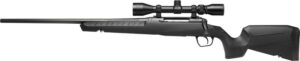 Savage Axis XP Compact .243 Win 20in Left-Hand black synthetic stock with mounted 3-9x40 scope