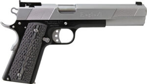 Iver Johnson Eagle XL 10mm two-tone pistol with 6-inch barrel and G10 grips