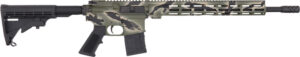 Great Lakes GLFA AR-15 450BM 18in Pursuit Green Camo .450 Bushmaster rifle